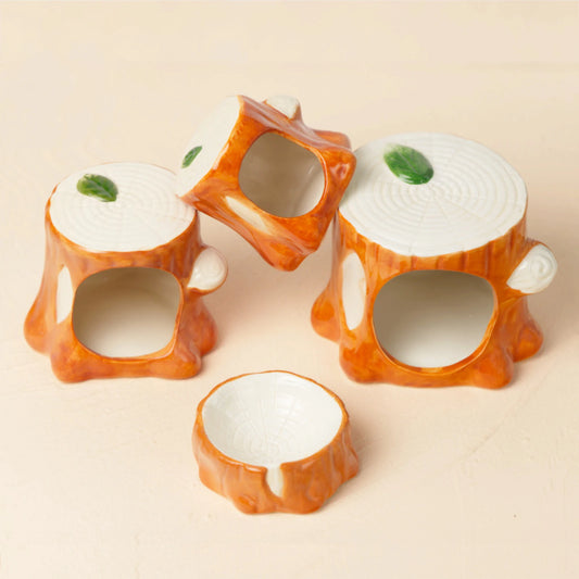 Ceramic Hamster House Indoor Hamster Hideout For Squirrels Hedgehog Chipmunk Summer Heat Dissipation Nest Cooling Hut Nest