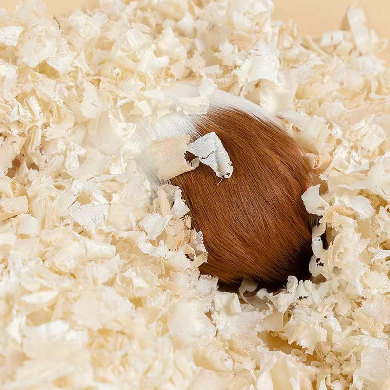 Hamster Sawdust Sterilize Deodorize Fluffy Log Sawdust Dry Warm House Padding Material Small Animal Nest Decorate Accessories