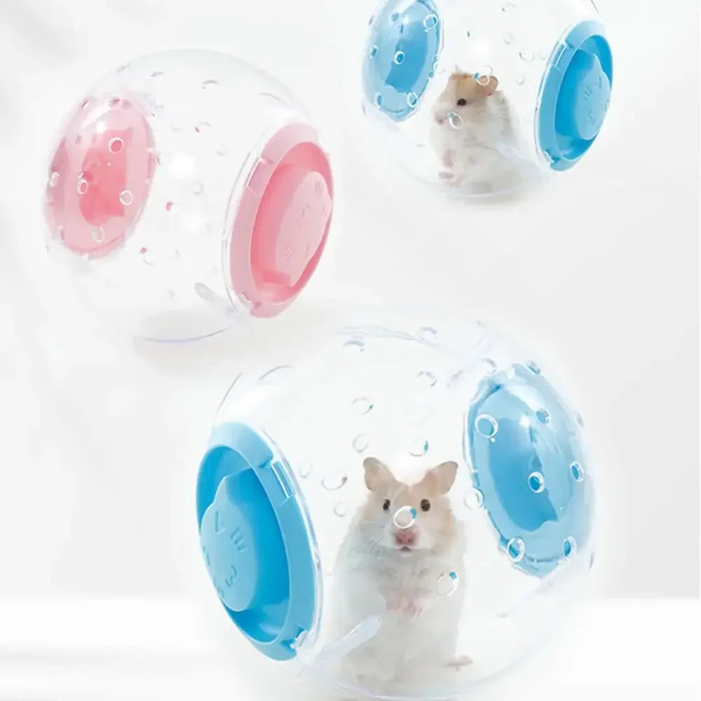 Hamster Outdoor Carrying Ball Hamster Exercise Running Ball with Straps Small Pet Hamster Carrying Supplies