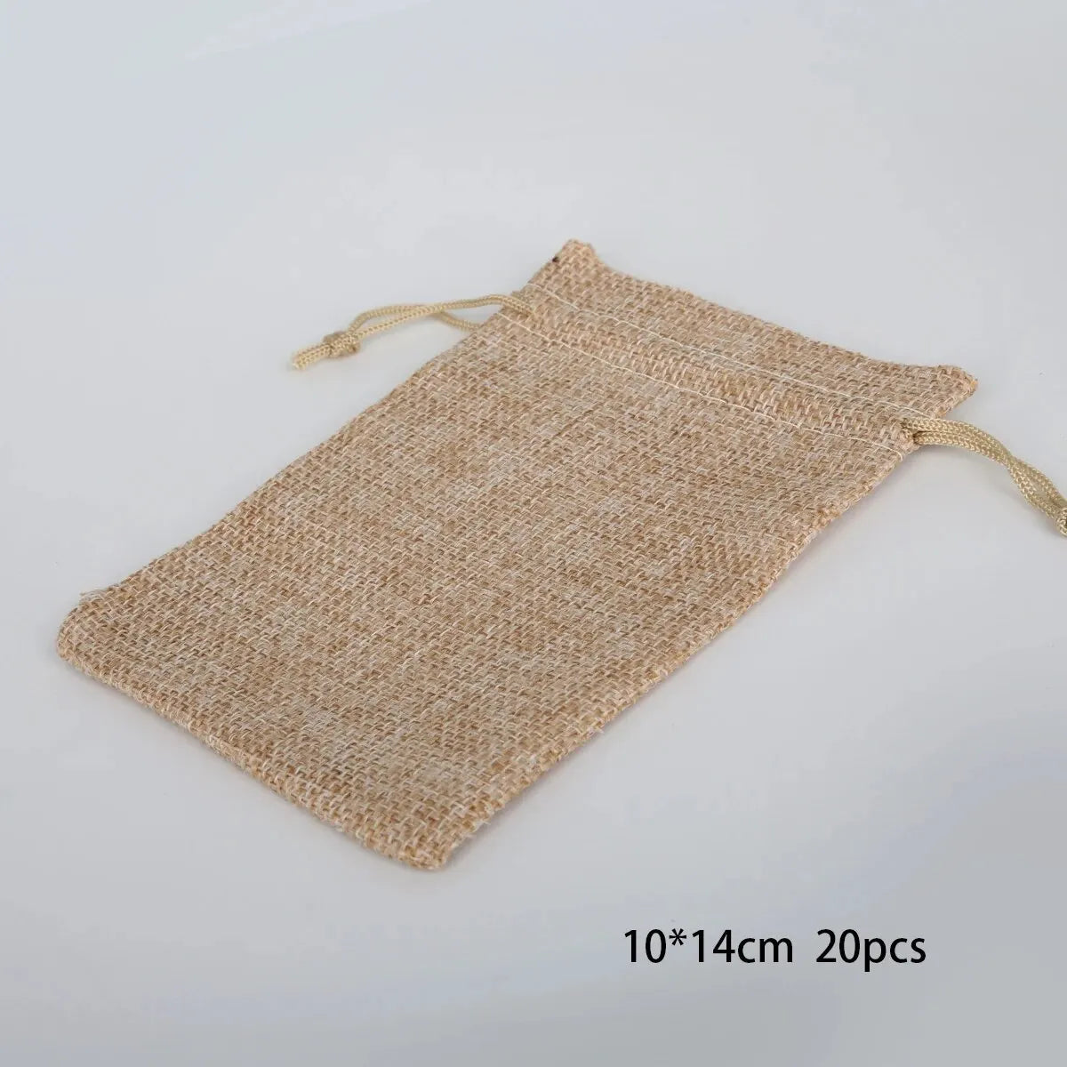 15-50 Cotton and Hemp Bundle Pocket Gift Bag for DIY Candy Packaging