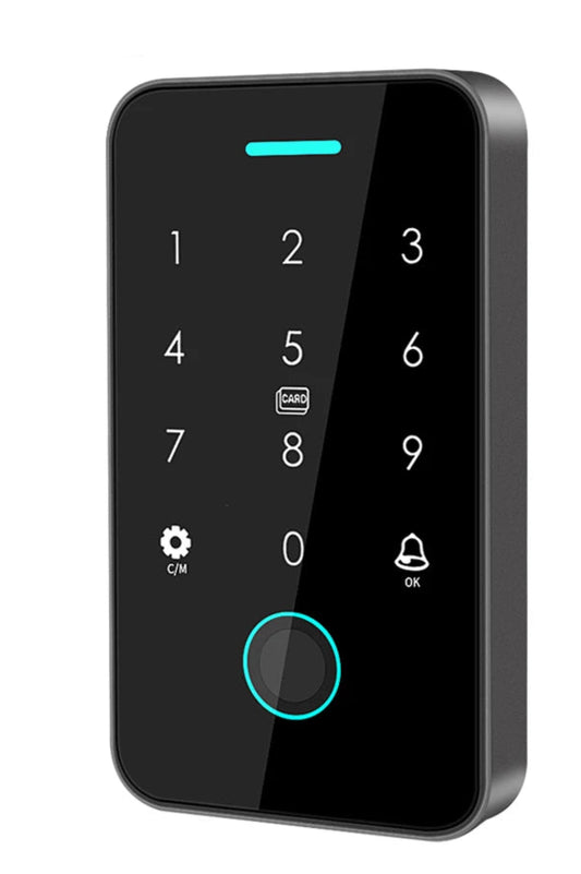 Bluetooth NFC Tuya App Smart Door Access Control System with RFID Fingerprint Keypad Outdoor Electric Magnetic Lock Rainproof