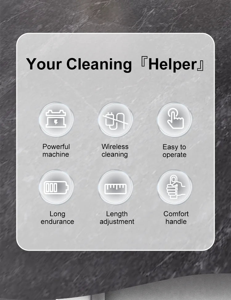 Xiaomi 8 in 1 Electric Cleaning Brush Multifunctional Portable Household Tool with LED Display for Kitchen and Bathroom Cleaning