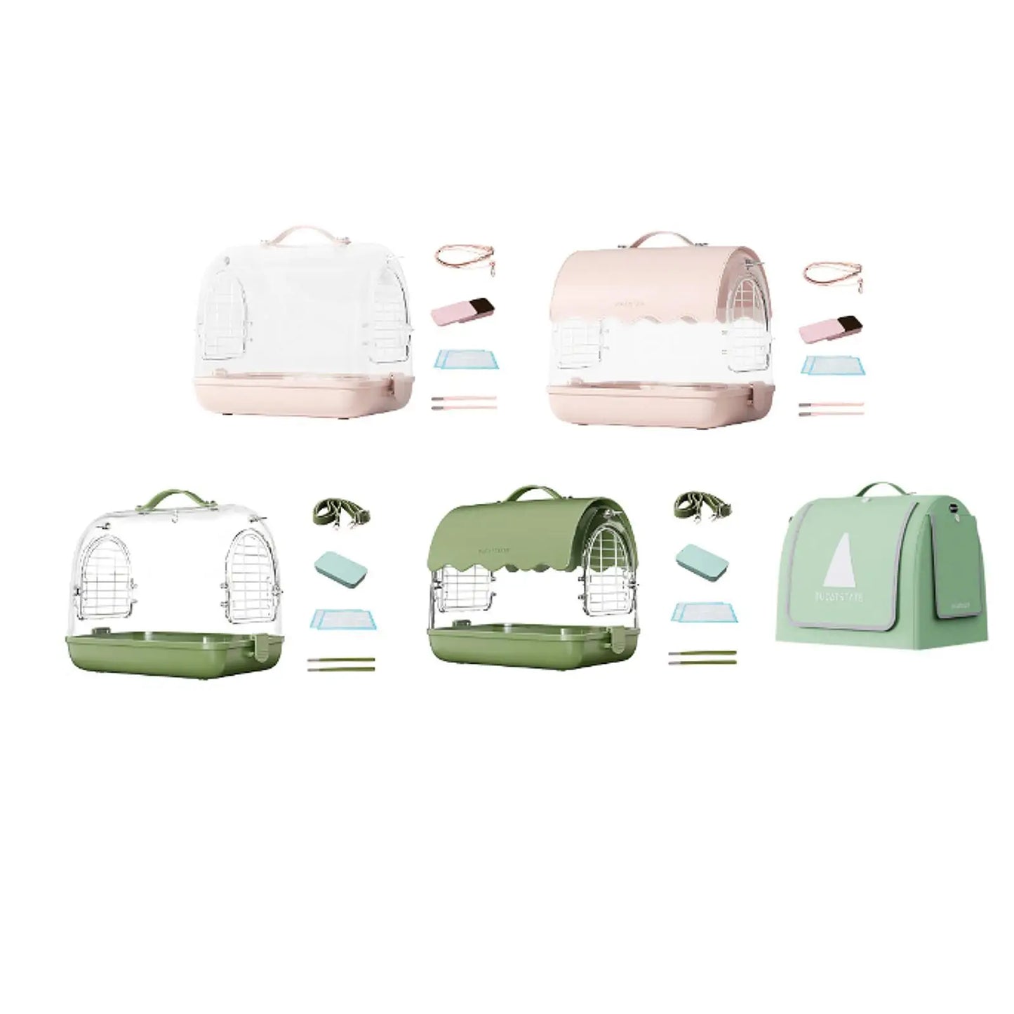 Bird Travel Cage, Bird Cage Bag with Shoulder Straps and Handle, Lightweight Bird Carrier Hamster Cage for Birds