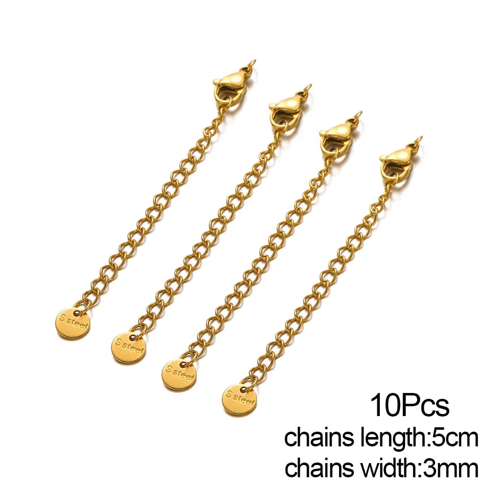 Stainless Steel Lobster Clasps Connector for DIY Jewelry Making