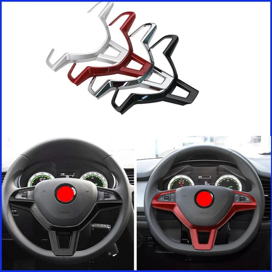 Car Steering Wheel Braid Cover 100% Fit for Skoda Models