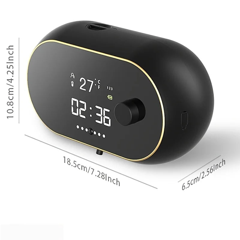 Wall Mounted Touchless Automatic Soap Dispenser with Large Capacity Rechargeable Battery and LED Screen