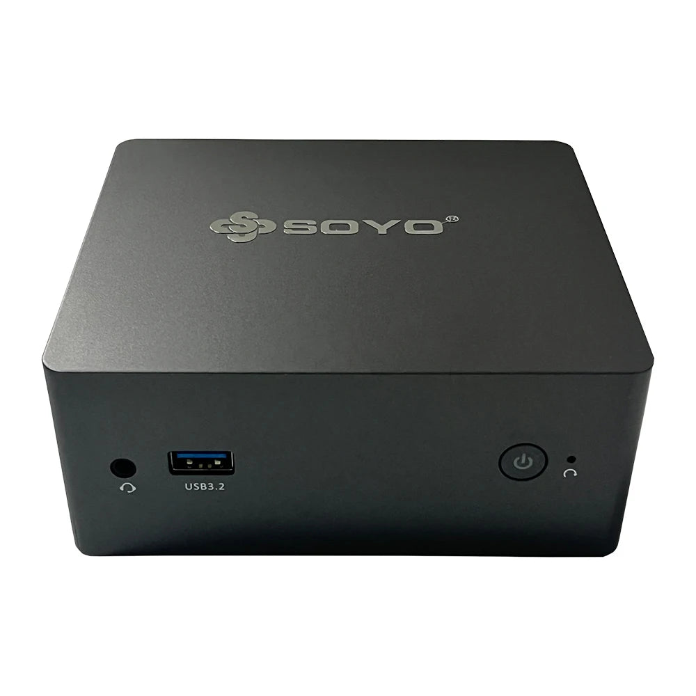 Mini PC SOYO M2PLUS: 8/16 GB de RAM, 256/512 GB de SSD, Intel Celeron N100, Windows 11 Pro: compacta e ideal para el hogar, la empresa y los juegos