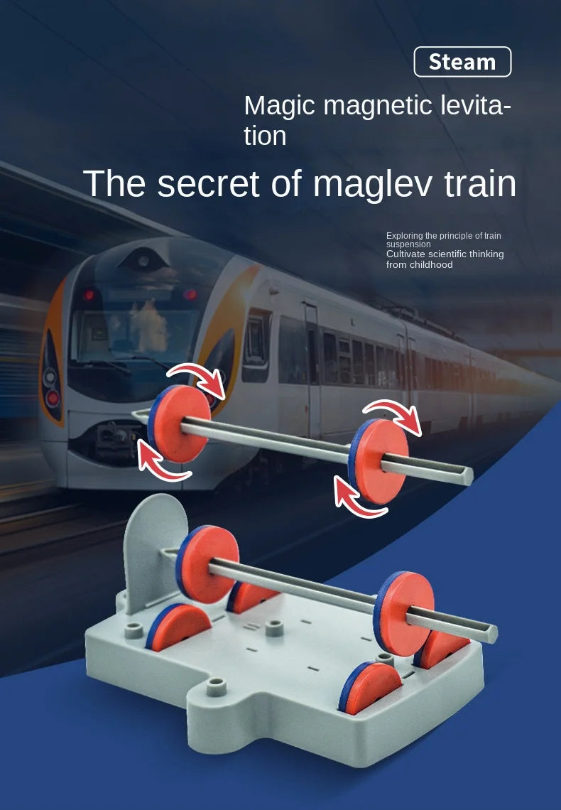 Children's Magnetic Magnet Set 12 in 1 Educational Science Toys for Parent-Child Interactive Learning