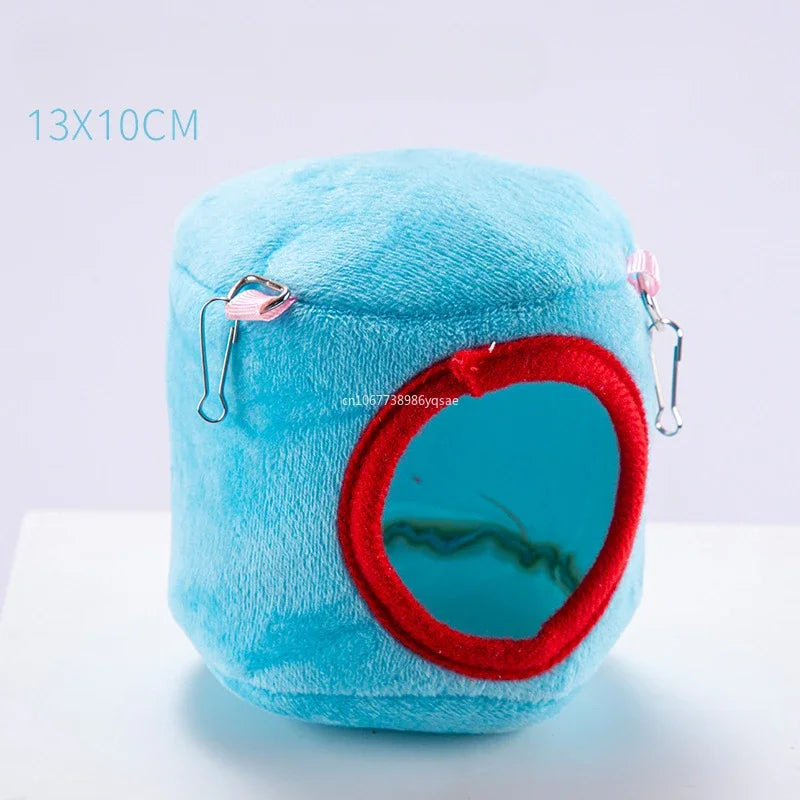 Hamster Beds Hamster Hideout for Guinea Pig Accessories Hamster Cage Rodents Hammock Rabbit Bed House Supplies צעצועים לאוגר