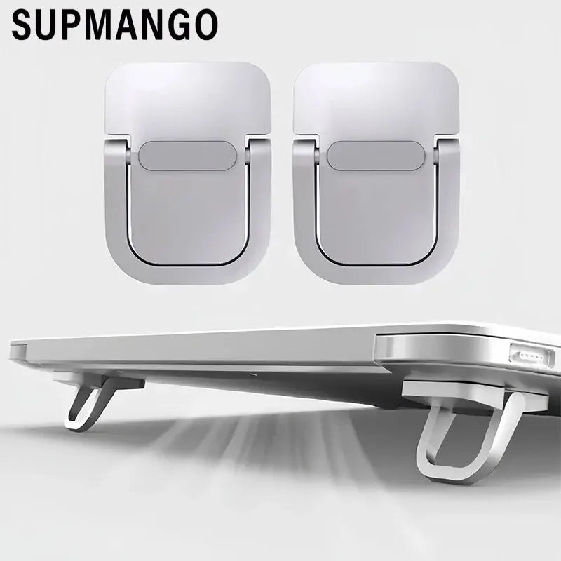 Soporte para computadora portátil, soporte para teclado de computadora, mini soportes portátiles para computadora portátil, soporte para MacBook, Huawei, Xiaomi, soporte de aluminio para computadora portátil