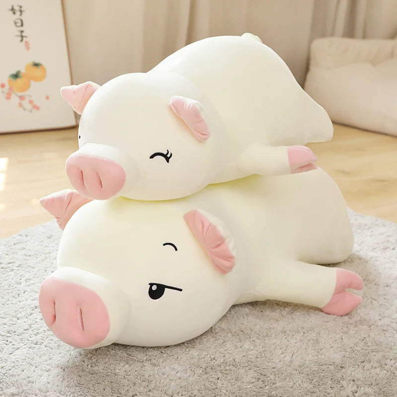 Squish Pig Stuffed Doll Plush Piggy Toy Soft Pillow Cushion for Kids and Babies Available in 40cm 50cm 60cm 80cm