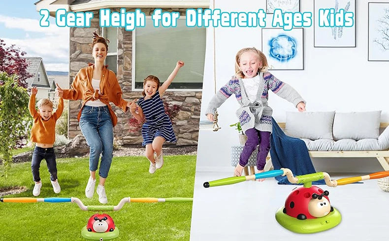 Rocket Launcher Ladybug Jump Game Machine for Kids - 3 Styles Outdoor Toy to Develop Grasping and Movement Skills