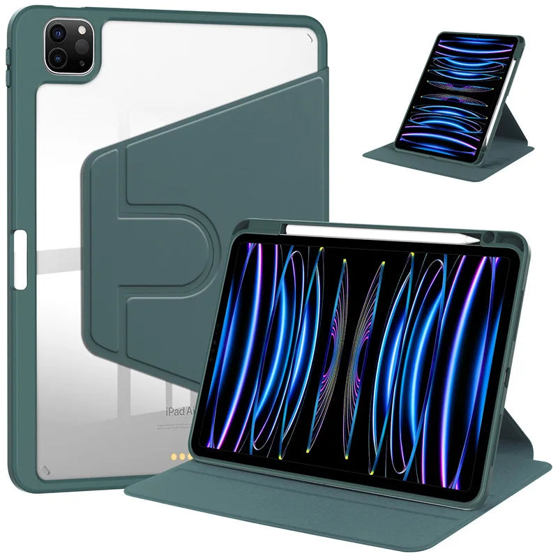 Para iPad 10.2 7.º 8.º 9.º Funda para iPad de décima generación con rotación para iPad Pro de 12,9" y 13" Air de 11" de 2024 2 3 4 5 9,7 5.º y 6.º Funda