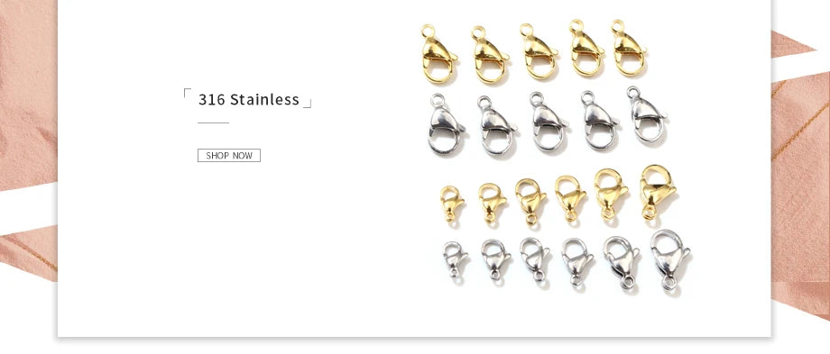 200pcs Stainless Steel Gold Color Split Jump Rings for Jewelry Making