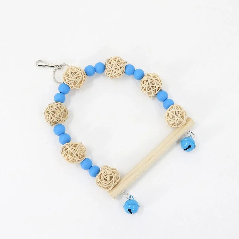 Bird Toy Swing Parrot Toy Swing Supplies Parrot Hammock Pet Toy Pet Supplies accesorios para pájaros  попугаи