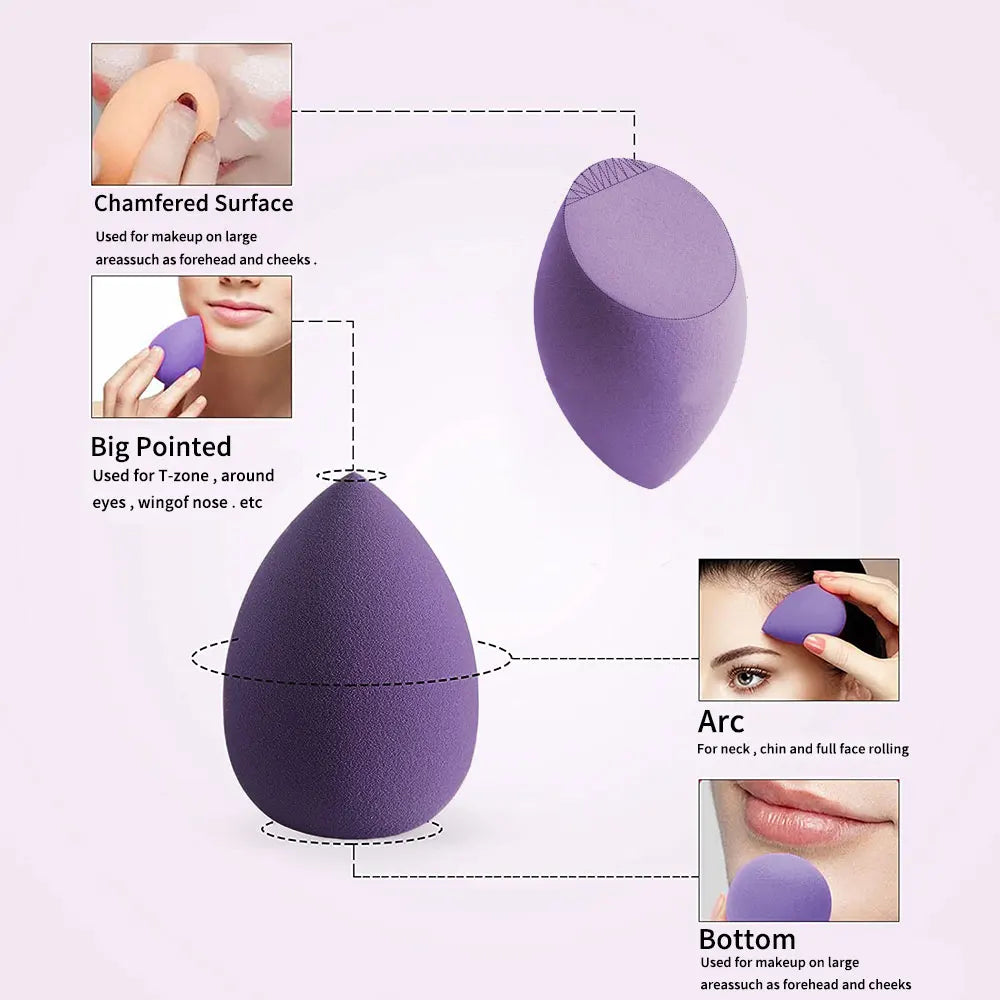 4/8pcs Makeup Sponge Blender Beauty Egg for Flawless Finish