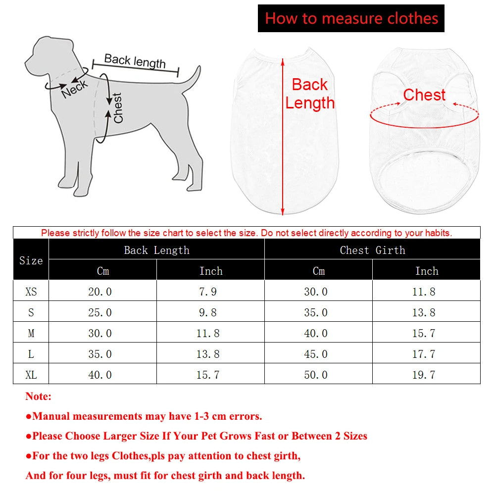Summer Breathable Dog T-shirt For Small Medium Dogs Cats Soft Halloween Print Pet Clothes Schnauzer Yorkshire Pug Vest Clothing