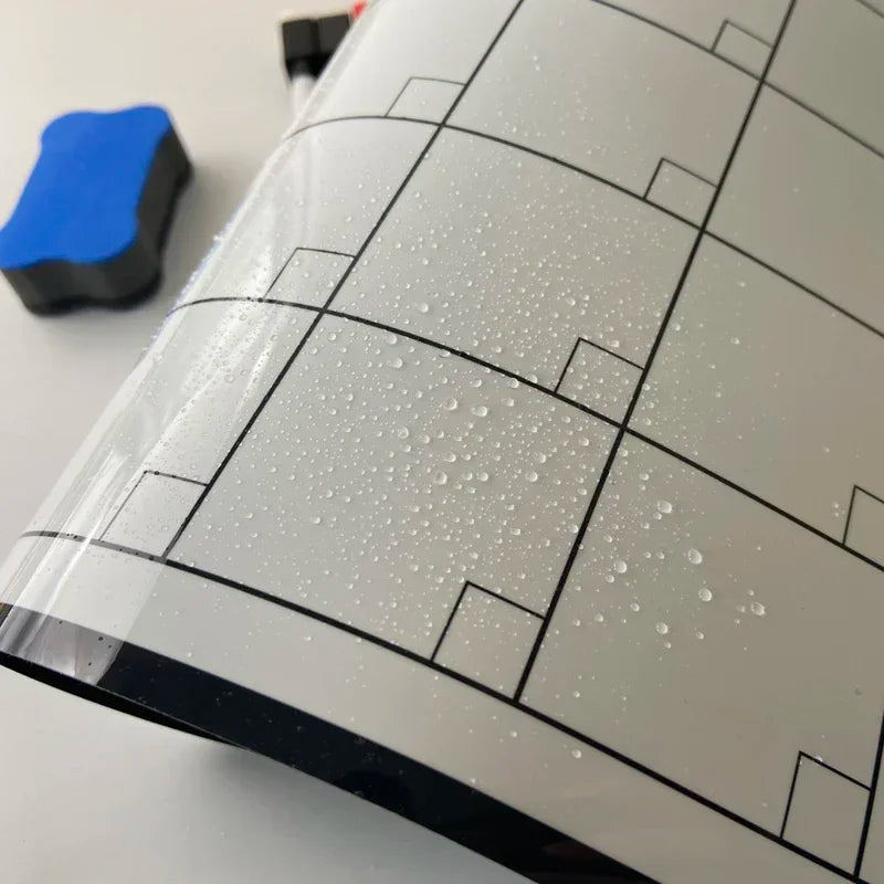 Magnetic Dry Erase Whiteboard Calendar Planner for Refrigerator with Markers and Eraser - Daily Weekly Monthly Organizer