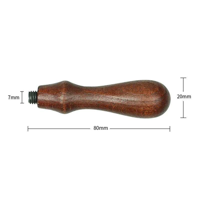1 Pcs Lacquer Seal Wooden Handle Wax Tool Retro Roller Stamp