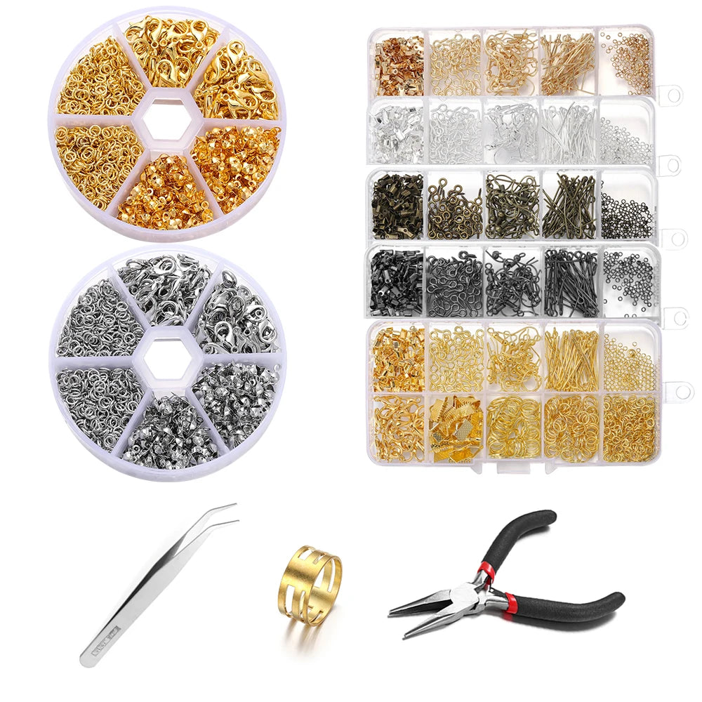 Alloy Accessories Jewelry Findings Set for DIY Jewelry Making