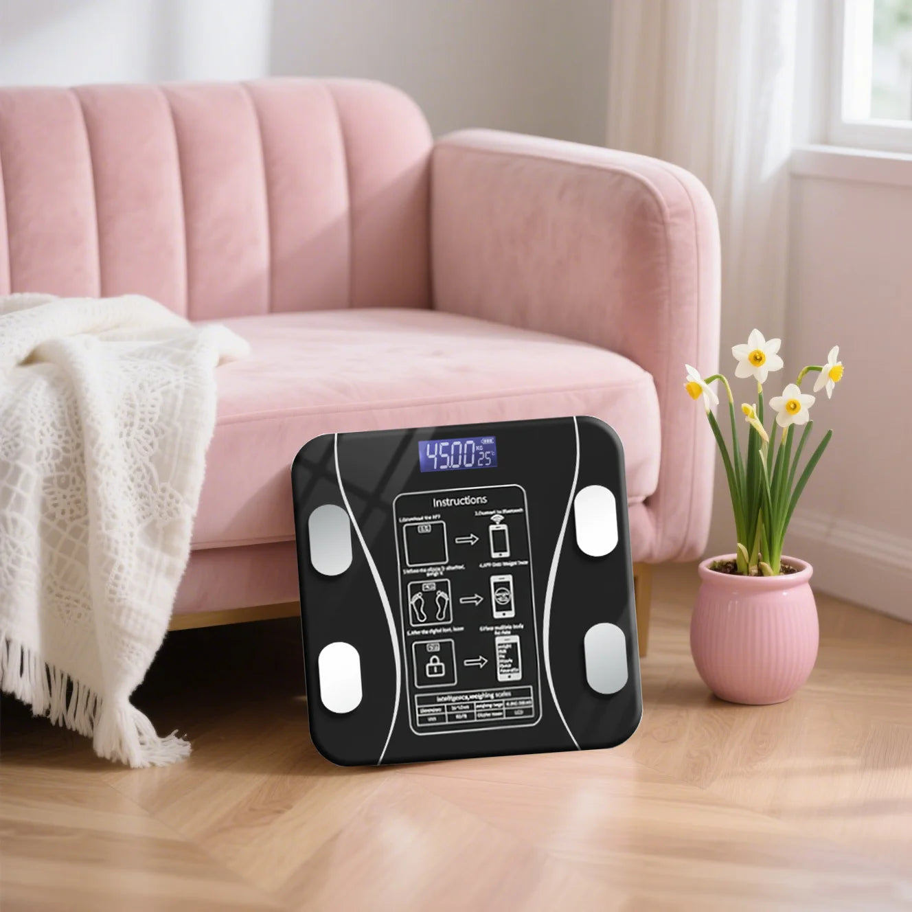 Weight scale, special intelligent and accurate weight scale, suitable for small electronic body fat scale new model