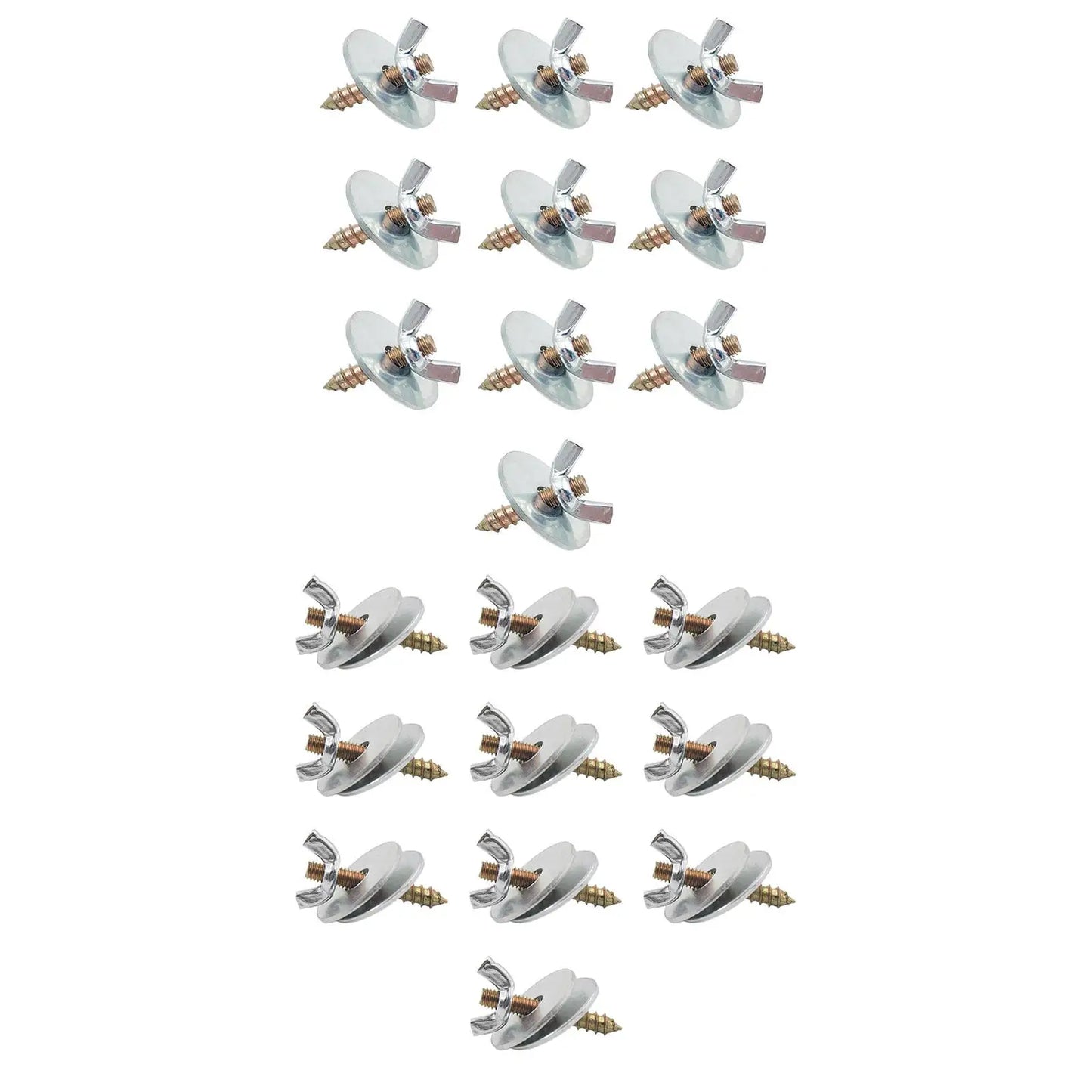 10 Pieces M5*30 Bird Perches Fitting Screws Nut Kits Bird Cage Screws Nut Screw Mount Kits for Rack Building Wood Birds Perch