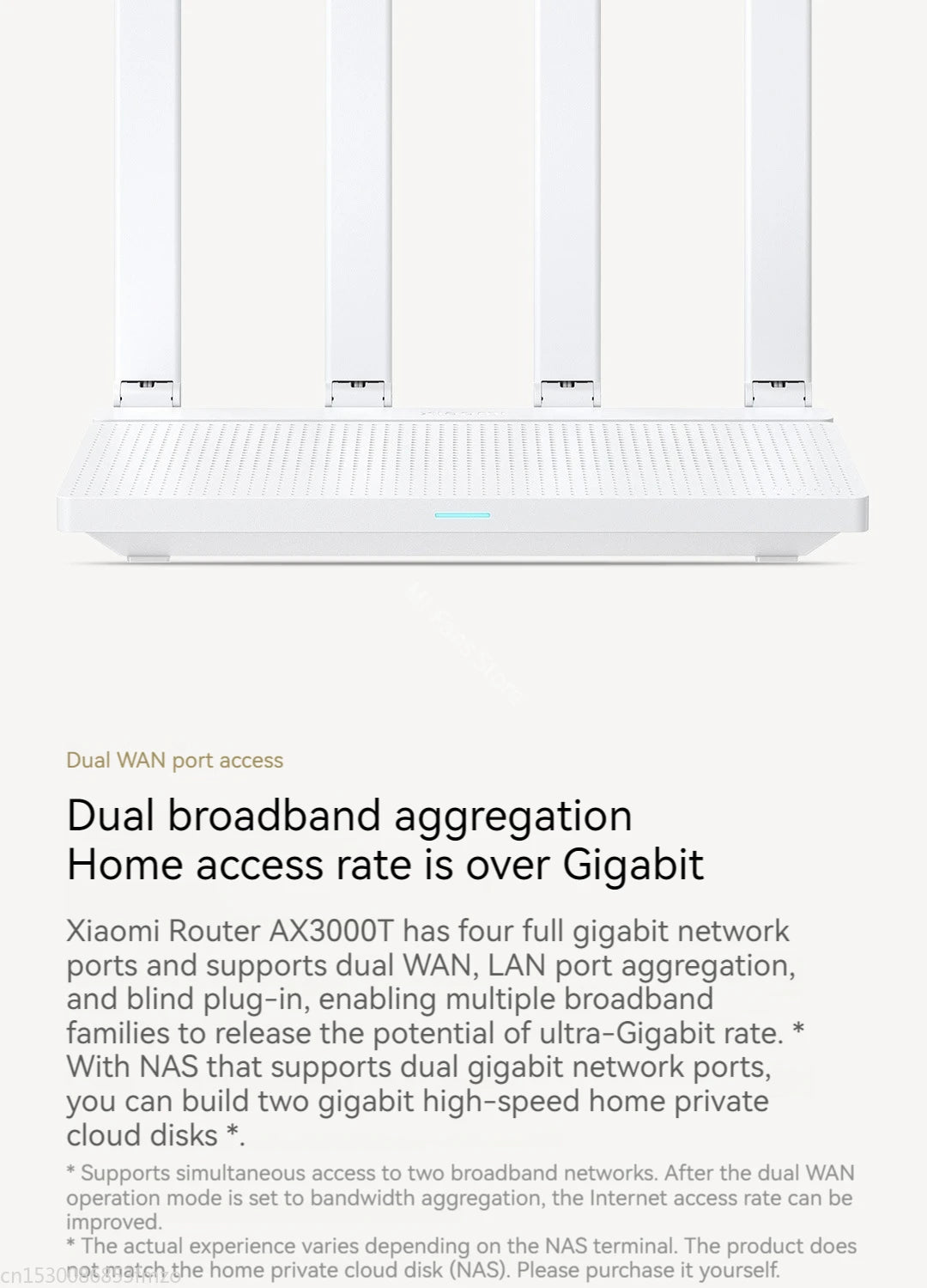 Xiaomi Router AX3000T 2.4G 5G Mesh Technology WiFi 6 Efficient Wall Penetration Children Online Protection WiFi Router Repeater