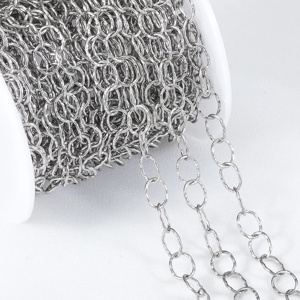 1Meter Gold Stainless Steel Chain Multi Styles for DIY Jewelry