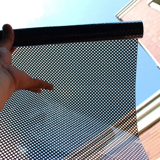 Black Universal Wrap Hollow Automobile Lamp Film for Car Headlights and Taillights