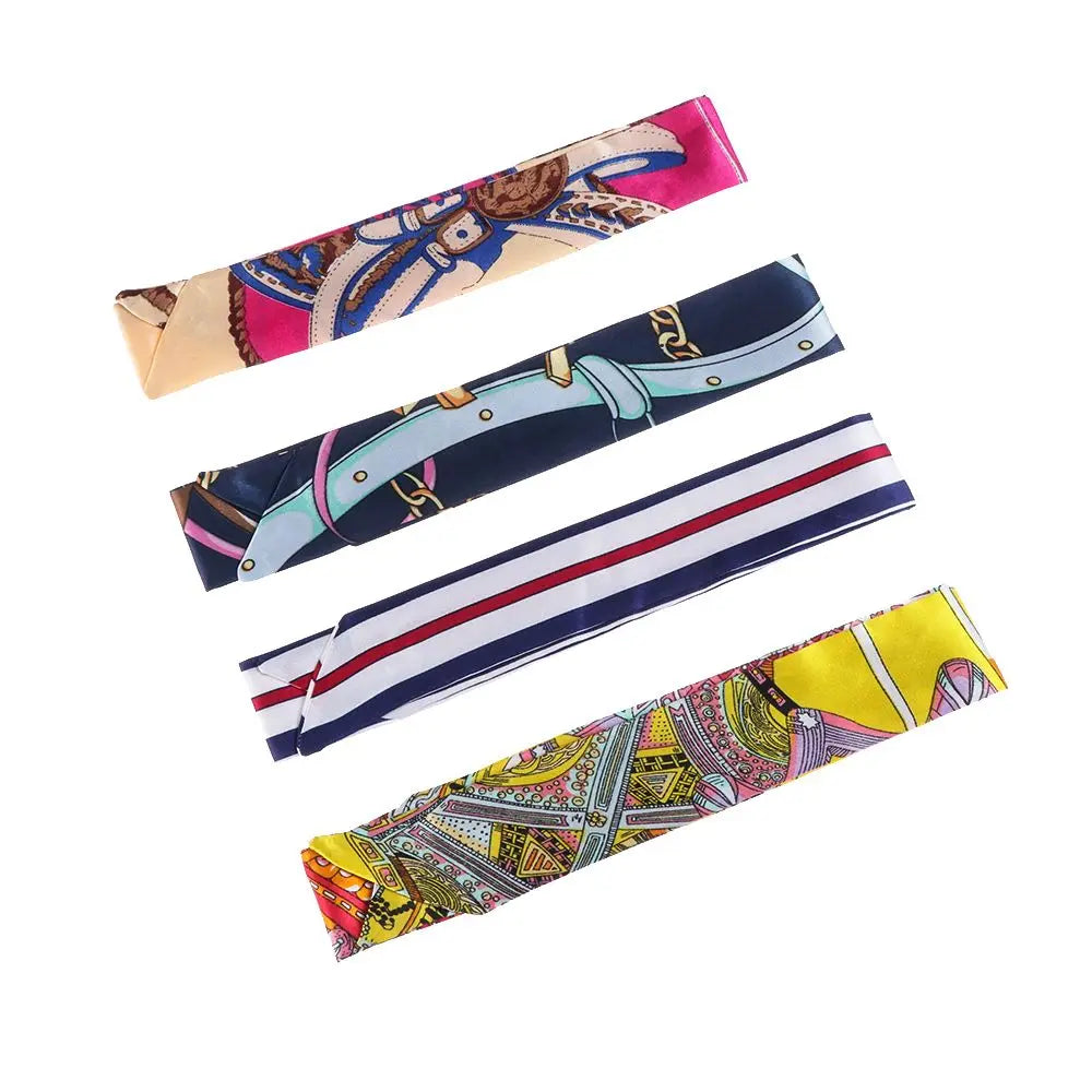 Fashion Wrist/Waistband Hairband Neck Scarf Decor Ribbon Scarf Handbag Handle Ribbon Small Silk Scarf