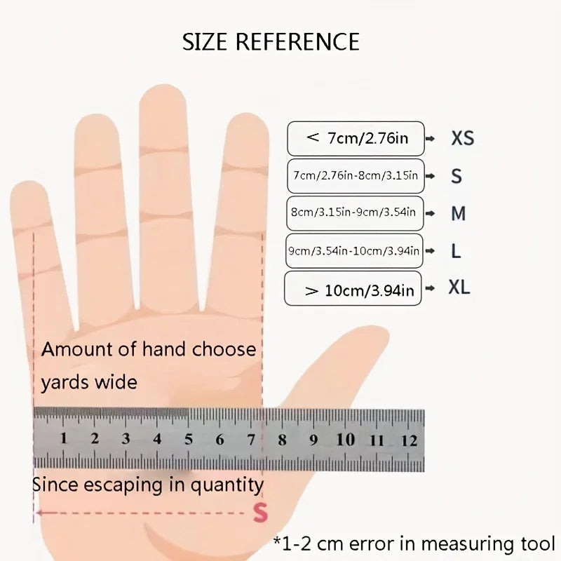 Pink Nitrile Disposable Household Gloves XS to L Elastic Latex Free Waterproof Durable Cleaning Tool