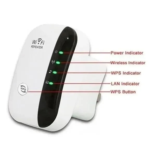 Wireless Signal Booster Wifi Extender Small Steamed Bun Network Repeater Ap Broadband Home Router Signal Amplification Extension