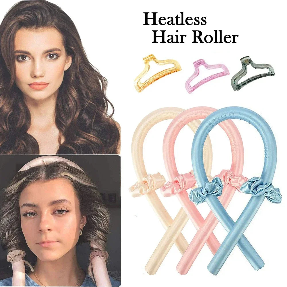 Heatless Curling Rod Headband No Heat Hair Curler Lazy Hair Rollers Soft Hair Curlers Sleeping Curls Curling Hair Styling Tools