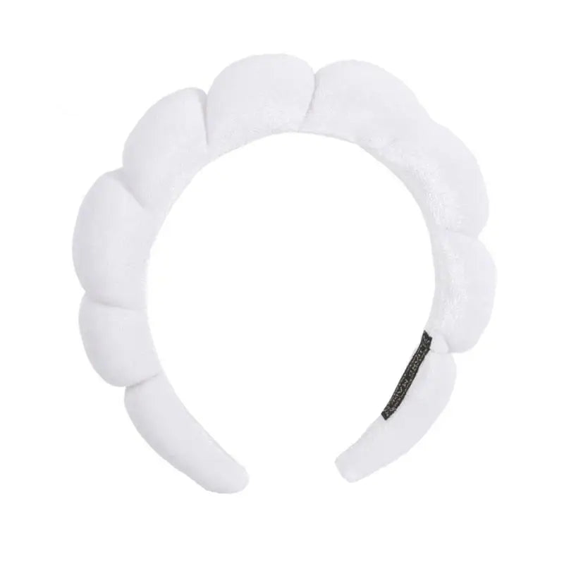 Women Spa Headband For Washing Face Shower Sponge Hairbands Fashion Winter Puffy Makeup Hair Hoop Headwear Hair Accessories