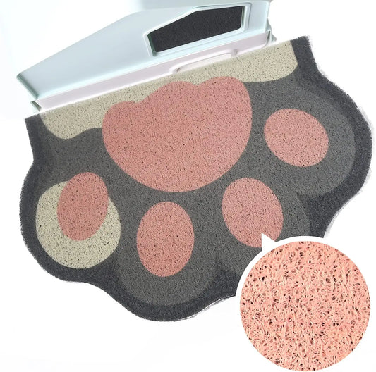 Cute Cat Litter Mat Litter Box Mat Litter Trapping Mat Soft on Kitty Paws Anti Slip Pet Accessories Door Floor mats Bathroom Mat