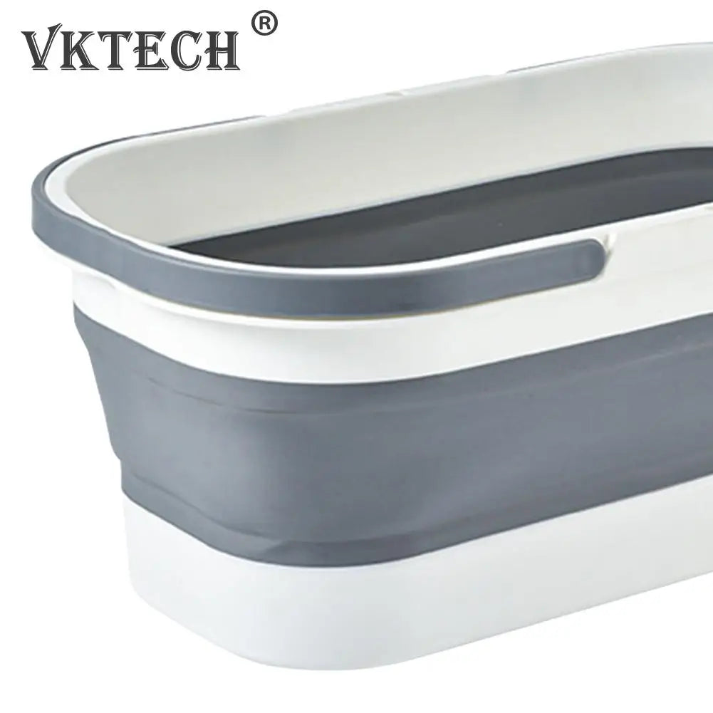 Foldable Mop Bucket Portable Wash Basin Large Capacity Dishpan for Kitchen and Bathroom Cleaning Space Saving Design