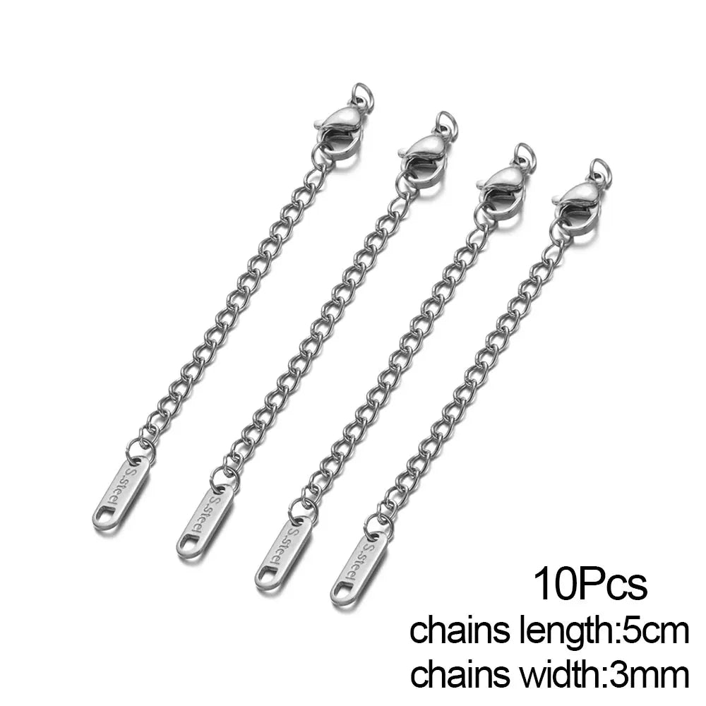 Stainless Steel Lobster Clasps Connector for DIY Jewelry Making