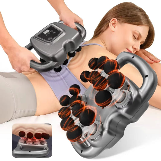 Fascia Gun Muscle Massager Gun High Frequency Back Body Waist Massage Machine Professional Electric Shoulder Legs Waist Massager