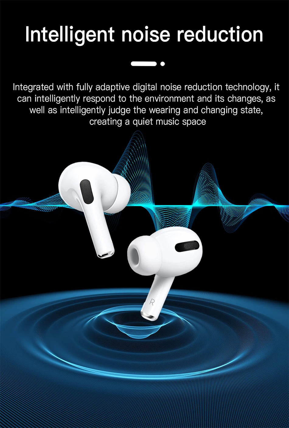 In Ear Subwoofer Earphones with HD Microphone Type-C Wireless Headset for iPhone 15 16 Samsung Xiaomi Huawei VIVO Tablet and Phone