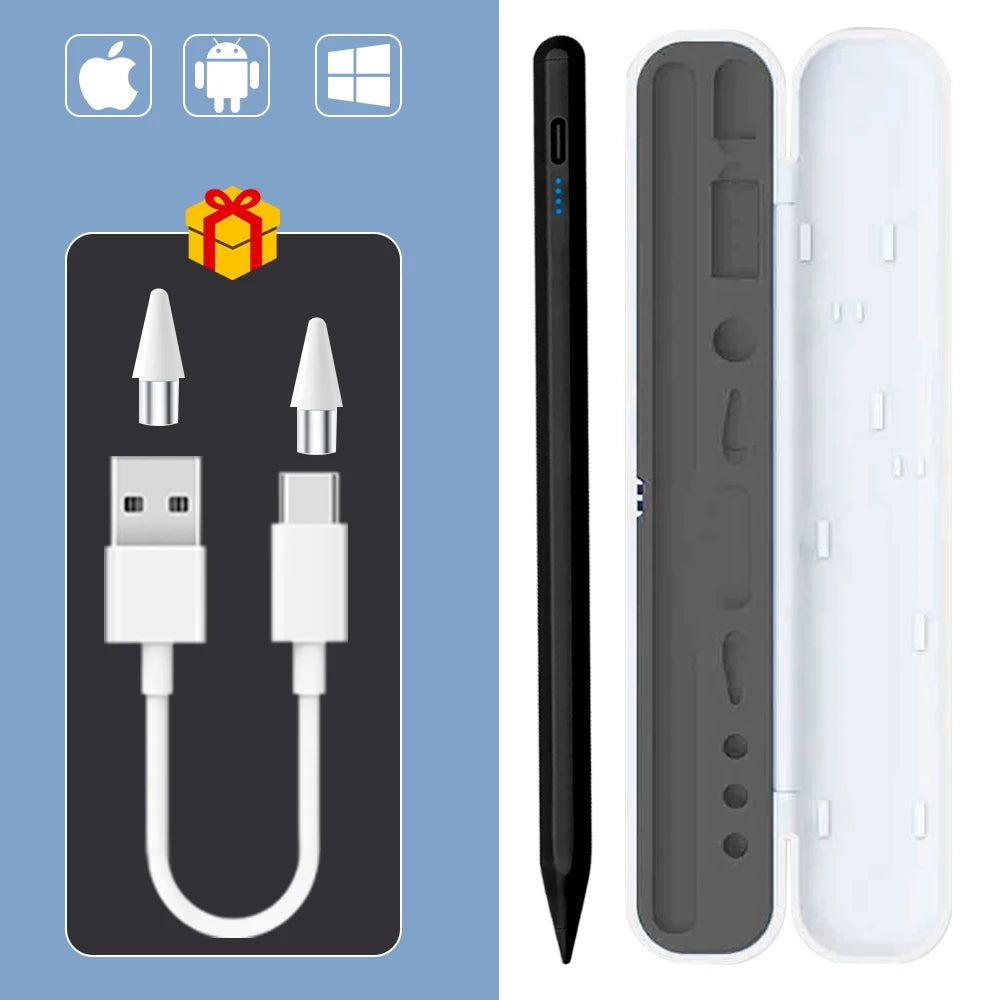 Universal Stylus For Android Ios Windows Ipad Pencil With Magnetic Adsorption Tablet Accessory For Huawei Xiaomi Samsung Pencil