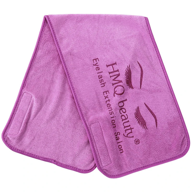 Reusable Eyelash Extension Salon Towel for Grafted Eyelashes Soft Turban Hair Cap SPA Pillow Towel Lash Accessories Makeup Tools