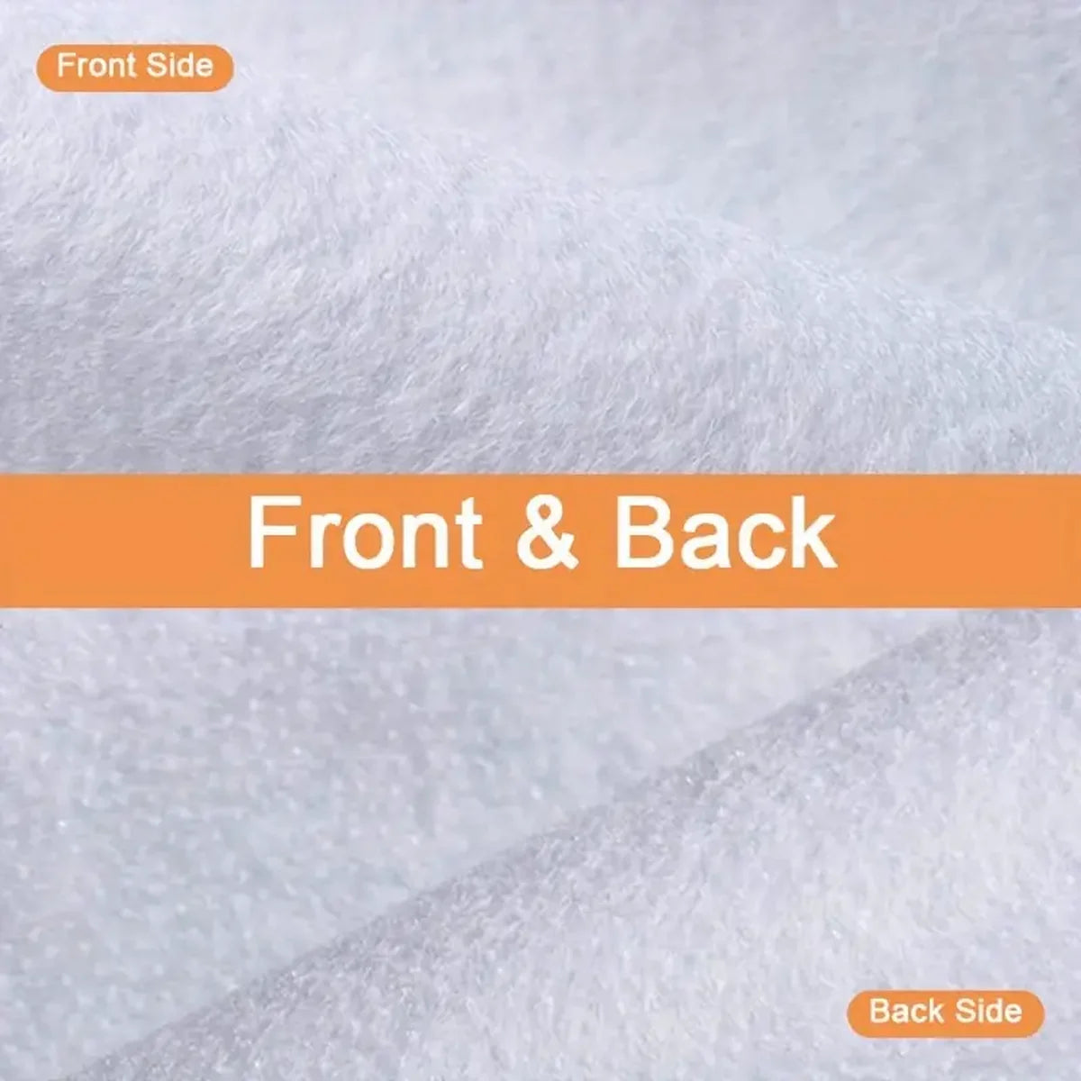 Iron On Fusible Fleece Interfacing Roll 12 Inch by 5 Yard Non Woven Batting for Sewing Crafting and Quilting