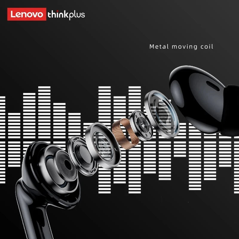 Lenovo Thinkplus XT88 in Ear Bluetooth Earphones with Dual Microphones, Stereo Noise Reduction, Bass HIFI Touch Earphones