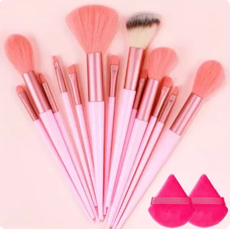 13 PCS LOT Makeup Brushes Set Eye Shadow Foundation Women Cosmetic Brush Eyeshadow Blush Beauty Soft Make Up Tools Bag