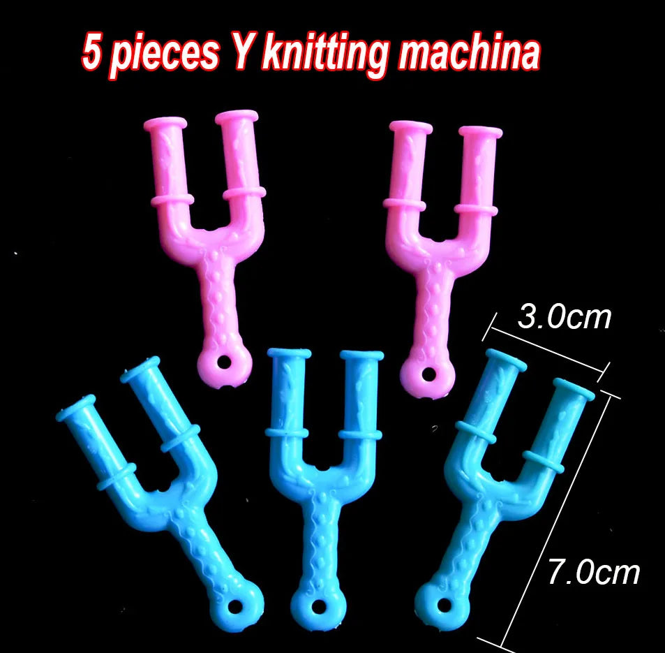 Handmade Rubber Loom Bands Weaving Tool DIY Bracelet Braid Knitting Machine Elastic String Bracelet Making Tool Band Bracelets