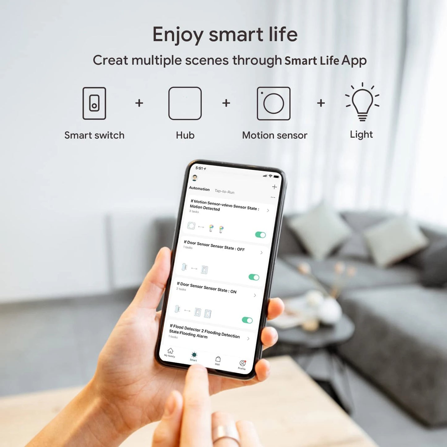 Tuya Zigbee 3.0 Gateway Hub Smart Home Wireless Bridge Smart Life APP Remote Control Automation Device Works with Alexa Google