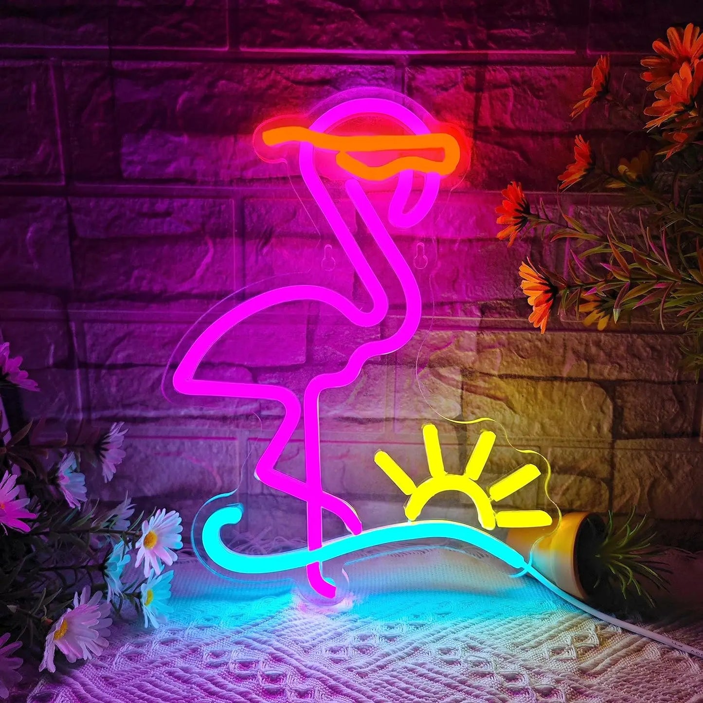 USB/Battery LED Neon Sign Lights Musical Note Wall Art Decor