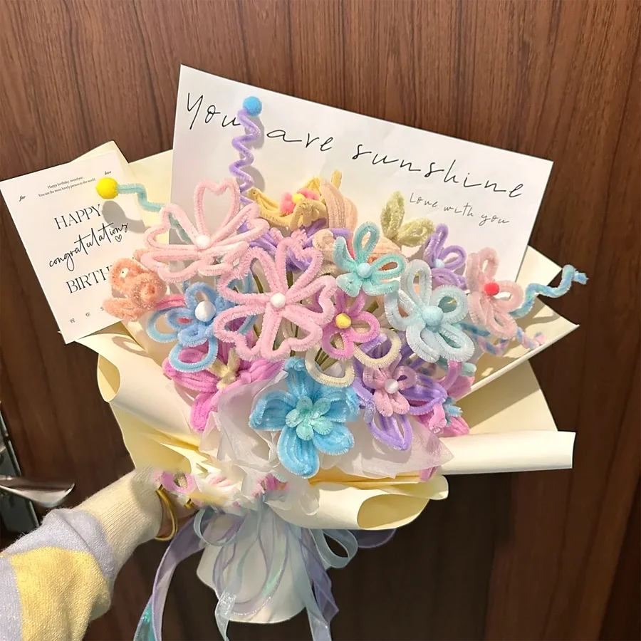 500 or 600 Pieces 12 Inch Pipe Cleaners Chenille Stems Bulk Craft Supplies for DIY Art Projects and Creative Gifts