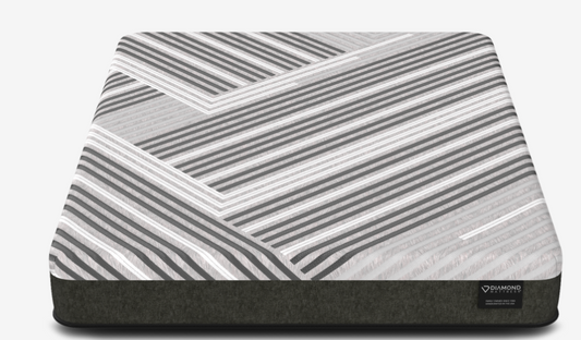 Diamond Mattress Siesta 10" Foam Cooling Medium Mattress - Gray
