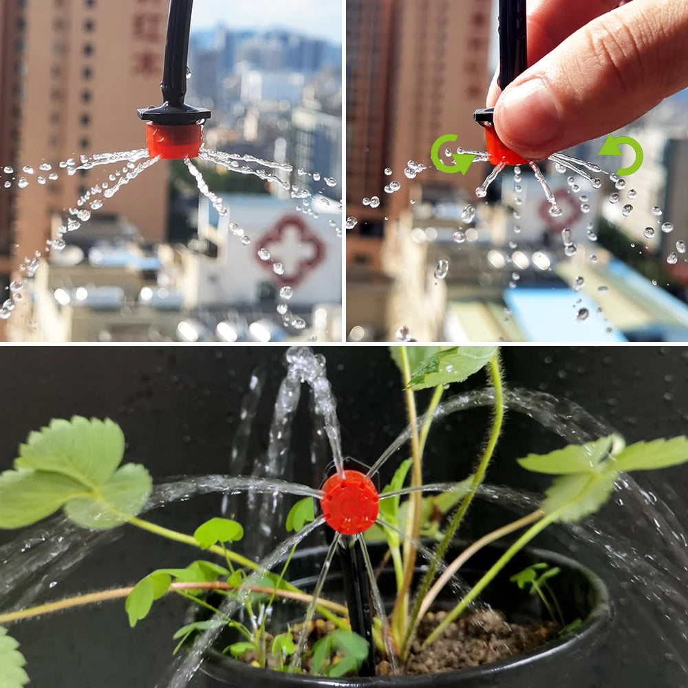 Oasis 5M to 25M DIY Drip Irrigation System Automatic Garden Watering Kit with Adjustable Drippers for Efficient Plant Care